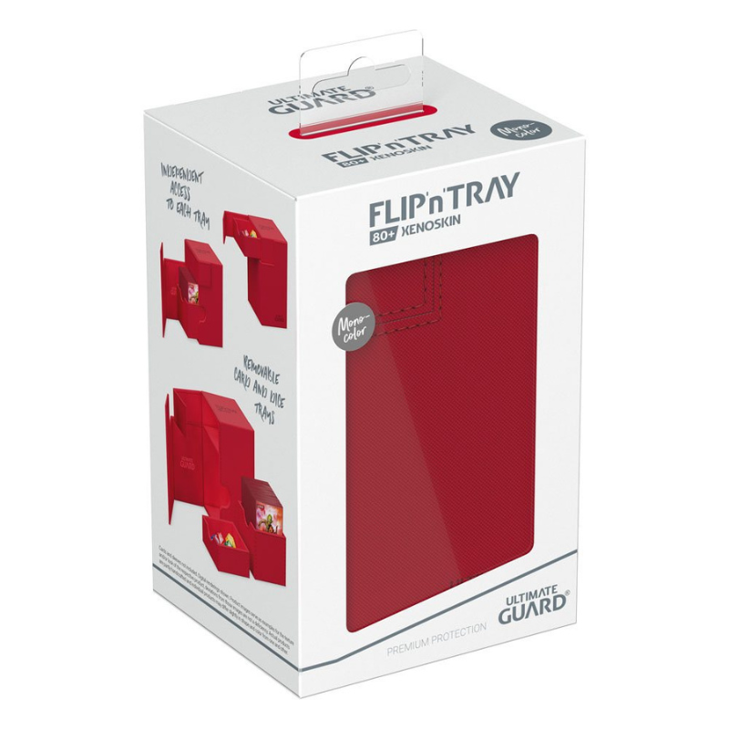 Ultimate Guard Flipn Tray 80+ Xenoskin - Red